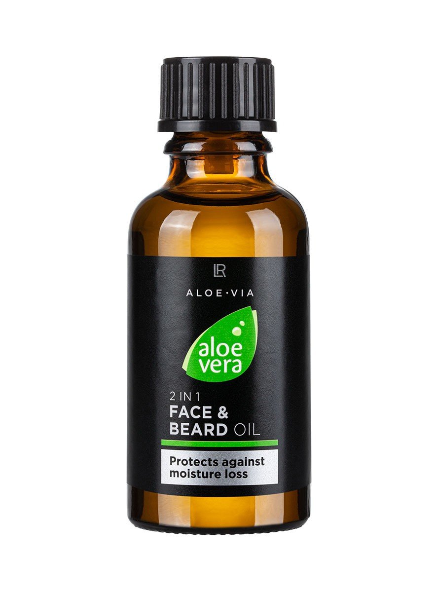 Aloe Vera Mens Essentials 2in1 Gesichts- & Bart-Öl New Formula