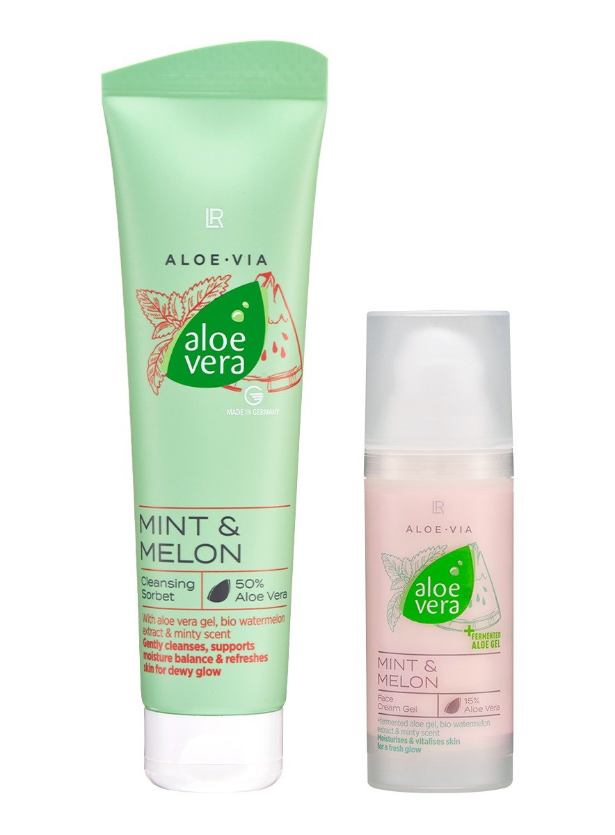 Aloe Vera Mint & Melon Face Set