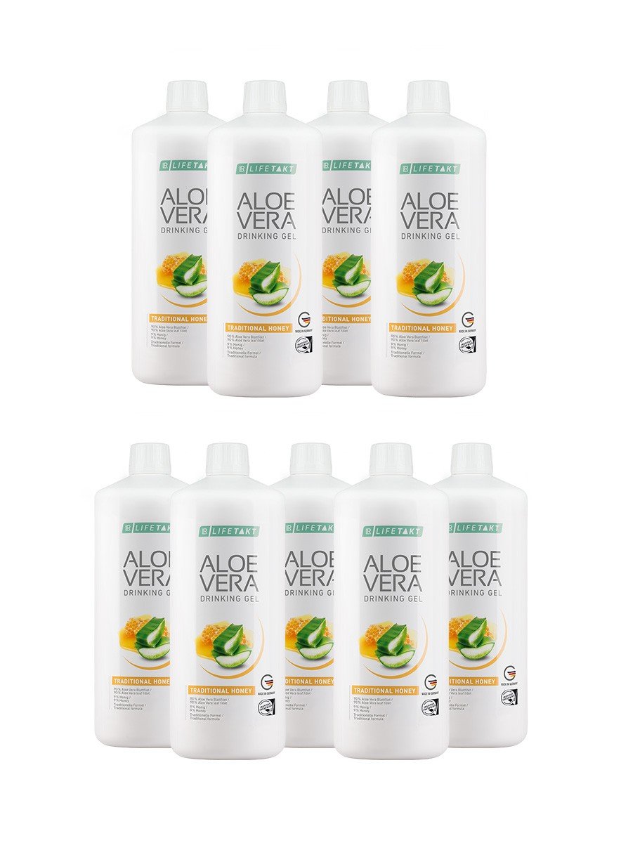 Aloe Vera Drinking Gel 3 Monatskur - Traditional Honey