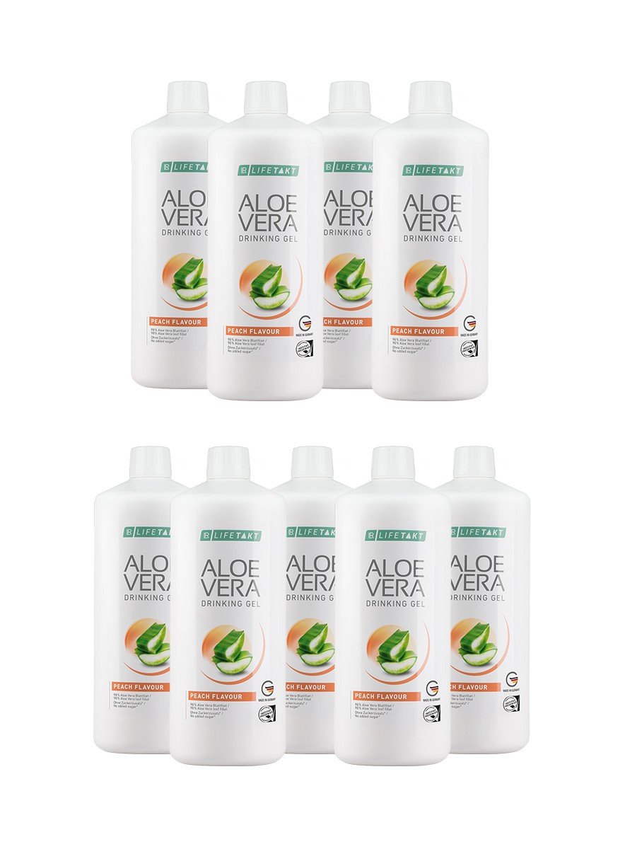Aloe Vera Drinking Gel 3 Monatskur - Peach Flavour